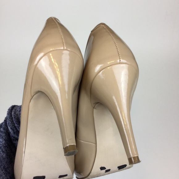 Madden Girl Heel Sz 8 Nude Tan Getta Platform - Picture 3 of 8